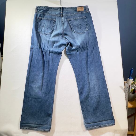 Adriano Goldschmied Denim Jeans the Hero Relaxed Men's 40W x 32L Made In USA - Picture 3 of 14